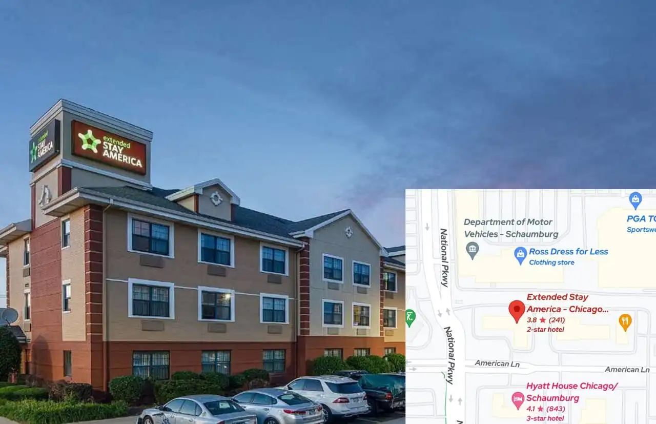 Finest Extended Stay America Cheap Hotel Rates At 80 Off   Extended Stay America Chicago Woodfield Mall.webp